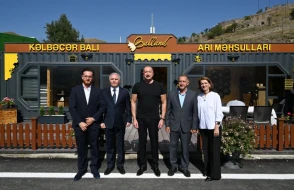 Prezident daha bir açılışda iştirak etdi - FOTOLAR