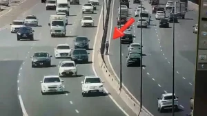 Yolu səhv keçdi, qəza yaratdı - VİDEO