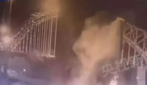Çində körpü uçdu - Ölənlər var