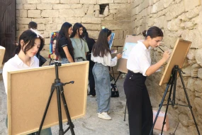 Qalada Əşrəf Heybətin “Doğma Qala” sərgisi açıldı - FOTOLAR