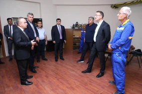 \"Azəriqaz\" rəhbərliyi Naxçıvan RQİİ-də - FOTOLAR