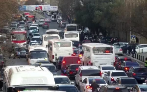 Hazırda 22 yolda tıxac var - SİYAHI