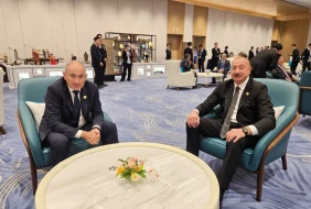 Prezident Paşinyanla görüşdü - FOTO/VİDEO