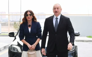 Prezident və xanımı Pekində ziyafətdə iştirak etdi