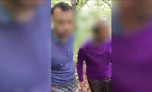 Qadın paltarı geyinən ata və oğuldan ŞOK HƏRƏKƏT