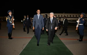 Ruanda Prezidenti Bakıya gəldi