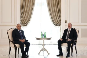 İlham Əliyev Binəli Yıldırımı qəbul etdi - FOTO
