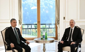 İlham Əliyev Qəbələdə onunla görüşdü
