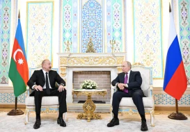 İlham Əliyev Putinə təşəkkür etdi