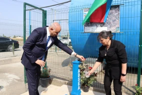 ADSEA Güloğlu sakinlərini içməli su ilə təmin etdi - FOTOLAR