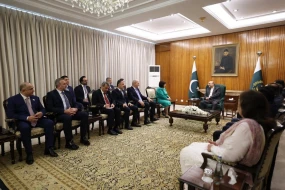Pakistan Prezidenti Sahibə Qafarovanı qəbul etdi