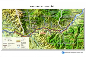 Zəngəzur dəhlizinin xəritəsi hazırlanıb