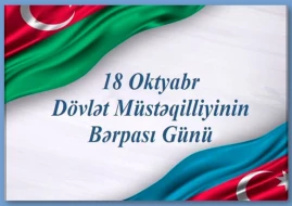 Azərbaycanın Müstəqilliyinin Bərpası Günüdür