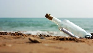 Şüşədəki məktub bir əsr sonra tapıldı - Dənizdən çıxdı