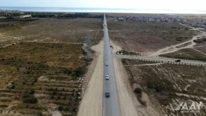 Zığ dairəsi–Hava Limanı yoluna birləşən yolların tikintisində SON VƏZİYYƏT - VİDEO/FOTO
