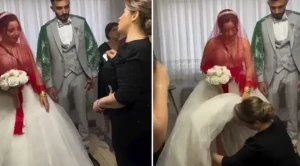 Gəlinin anasının dediyi sözlər hamını şoka saldı - Gəlinliyi qaldırıb...