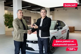 Cəmi 1 AZN-lik \"Şans\" paketi ilə avtomobil qazandı