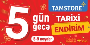5 Gün 5 Gecə tarixi endirimlər olacaq&nbsp;
