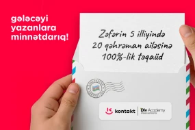 “Kontakt”dan qazi və şəhid ailəsi üzvü olan 20 nəfərə tam təqaüd