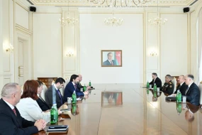 İlham Əliyev qəbul keçirdi - Fotolar