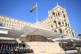 \"Hərbi paradda Türkiyə hərbçilərinin iştirakı birliyimizin növbəti təzahürüdür\" - VİDEO