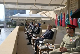 Ərdoğan hərbi paraddan görüntülər paylaşdı