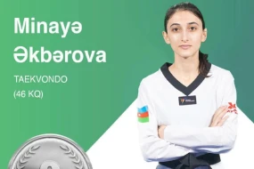 Taekvondoçumuz İslamiadada gümüş medal qazandı