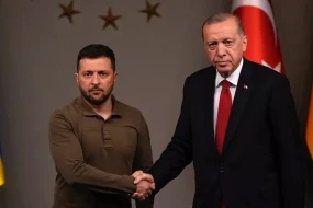 Ərdoğanla Zelenskinin görüşü başladı