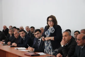 Ucarda su resurslarının səmərəli idarə olunması müzakirə edildi - Fotolar