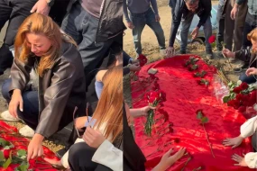 Könül Vəlibəyli dəfn edildi - VİDEO