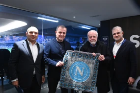 Nazir “Napoli” - “Qarabağ” oyununu stadiondan izlədi