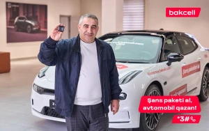 Sən də Bakcell-dən avtomobil qazan!