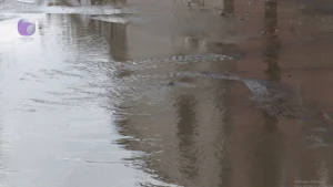 Bakıda içməli su küçəyə axıdılır - VİDEO