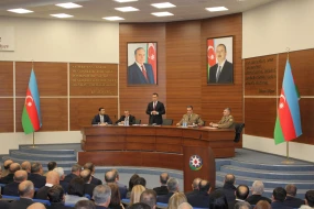 Nizami rayonunda müşavirə keçirildi - FOTOLAR