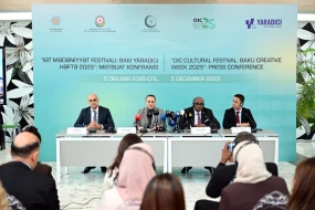 “İƏT Mədəniyyət Festivalı: Bakı Yaradıcı Həftə - 2025”ə həsr olunmuş mətbuat konfransı keçirilib - FOTOLAR