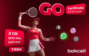 Bakcell bonuslarla zəngin yeni “GO” tariflərini təqdim edir