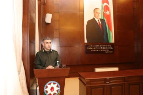 Hərbi Prokurorluqda Heydər Əliyevin anım gününə həsr olunan tədbirdən FOTOLAR