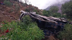 Məktəb avtobusu uçurumdan düşdü - 17 ölü, 20 yaralı