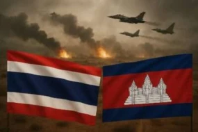 Tayland Kambocanı bombaladı - FOTO