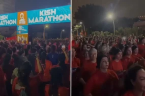 Qadınlar marafona belə qatıldı - İranda ilk