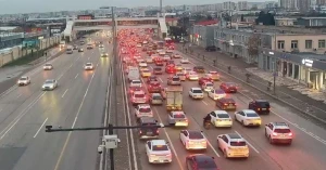 Bakının bu küçələrində tıxac var