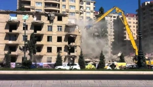 Bakıda qəzalı binaların sökülməsi BU TARİXDƏ yekunlaşacaq - VİDEO&nbsp;