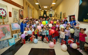 Leyla Əliyevanın təşəbbüsü ilə uşaq evlərində Yeni il tədbiri keçirildi - FOTOLAR