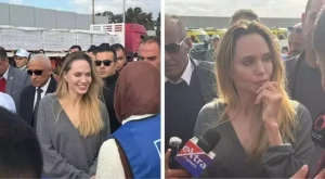 Ancelina Coli Qəzzaya getdi - FOTO