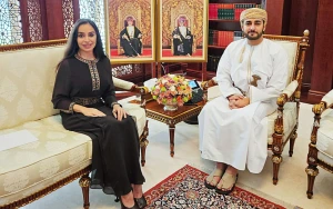 Leyla Əliyeva Maskatda Omanın Vəliəhdi ilə görüşdü