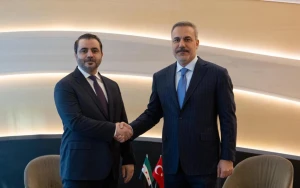 Hakan Fidan Parisdə Şeybani ilə görüşdü