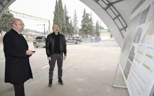 İlham Əliyev Ağdərənin Baş planı ilə tanış oldu - FOTOLAR
