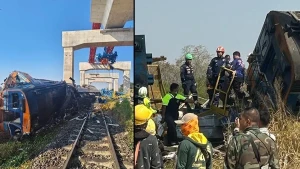 Qatar aşdı - 22 nəfər öldü