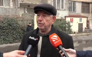 “Ev cəhənnəmə yansın, yoldaşımla nəvəmi son anda çıxarıblar” - VİDEO