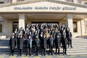 Gələcəyin polis zabitləri ilə görüş keçirildi - FOTOLAR